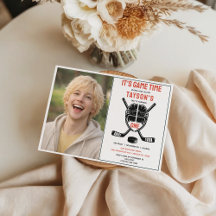 It’s Game Time Hockey 1st Birthday Party photo