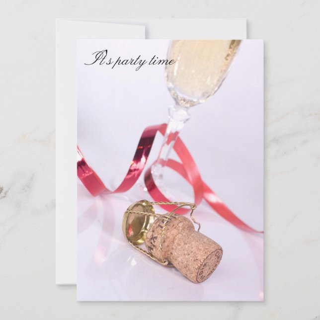 Invitación It' s party time (Anverso)