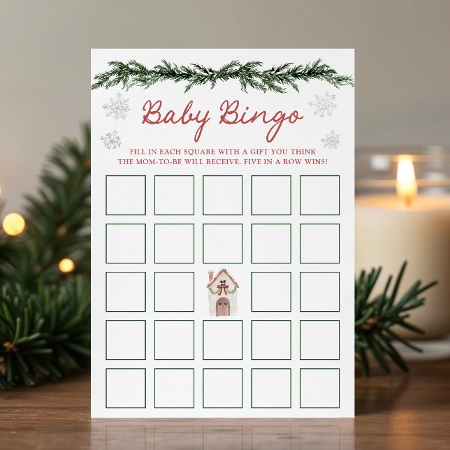 Invitación It Takes a Village Baby Shower Bingo Card (Subido por el creador)