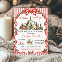 It Takes A Village Navidad Baby Shower