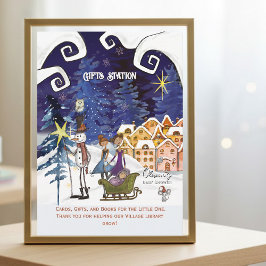 Invitación It Takes a Village Universal Sign Suite TEMPLATE