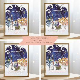 Invitación It Takes a Village Universal Sign Suite TEMPLATE