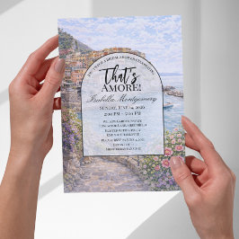 Invitación Italian Manarola That’s Amore Bridal Shower