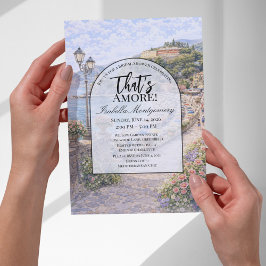Invitación Italian Monterosso al Mare That’s Amore