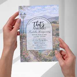 Invitación Italian Sorrento That’s Amore Bridal Shower