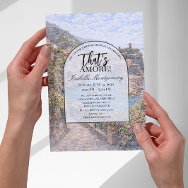 Invitación Italian Vernazza That’s Amore Bridal Shower