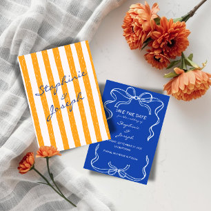 Invitación Italiano escrito a mano Pintado save the date