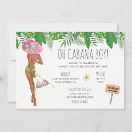 Invitación Itineraria Bachelorette Beach Weekend