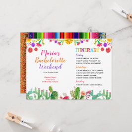 Invitación Itineraria GUACAMOLE CACTUS Weekend