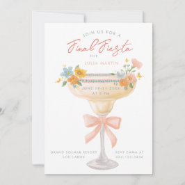 Invitación Itinerario de 3 días de la fiesta final de Coquett