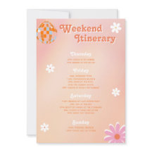 Itinerario de despedida de soltera Disco Flower Po