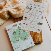 Itinerario de Mapa de Boda de Irlanda del Norte 
