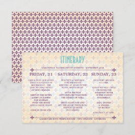 Invitación Itinerario de Nueva Orleans