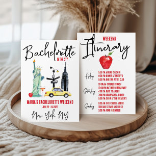 Invitación Itinerario del fin de semana de la fiesta de la ba