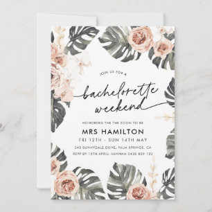 Invitación Itinerario del fin de semana de la fiesta de la ba