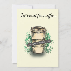 Invitación It's always coffee time