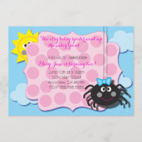 Itsy Bitsy Spider Invite
