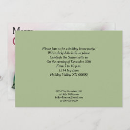 Invitación Ivy y Holly Holiday Party