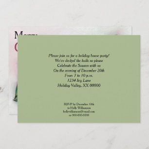 Invitación Ivy y Holly Holiday Party