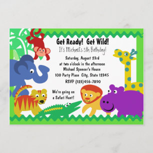 Invitación J es para Jungle