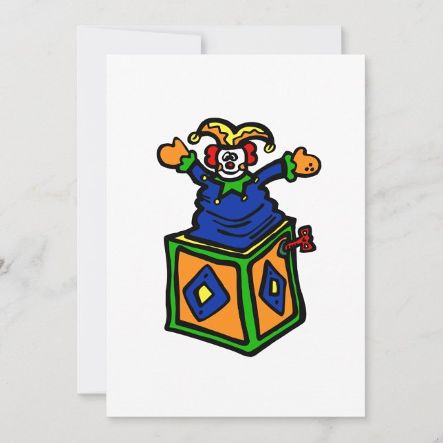 Invitación Jack In The Box (Anverso)