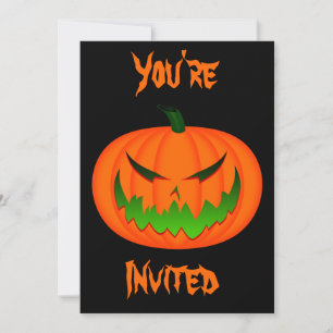 Invitación Jack-O'-Lantern II
