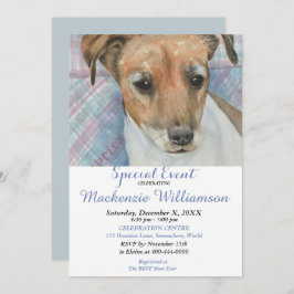 INVITACIÓN JACK RUSSELL DESEA FELIZ CUMPLEAÑOS