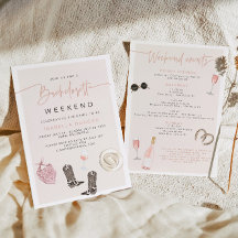 JADE Wine Cowgirl Country Bachelorette Itinerario