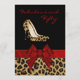 Invitación Jaguar Stiletto Custom Invitation de señora