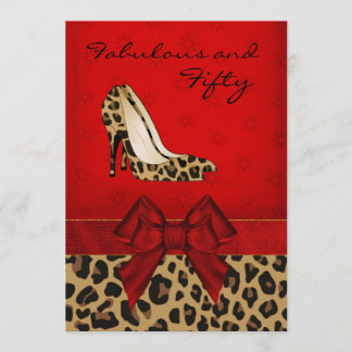 Invitación Jaguar Stiletto Custom Invitation de señora