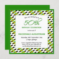 JAMAICA FLAG Patriótico Personalizado 50 cumpleaño