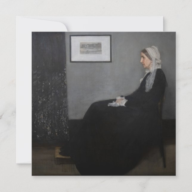 Invitación James Whistler - Retrato de la madre del artista (Anverso)