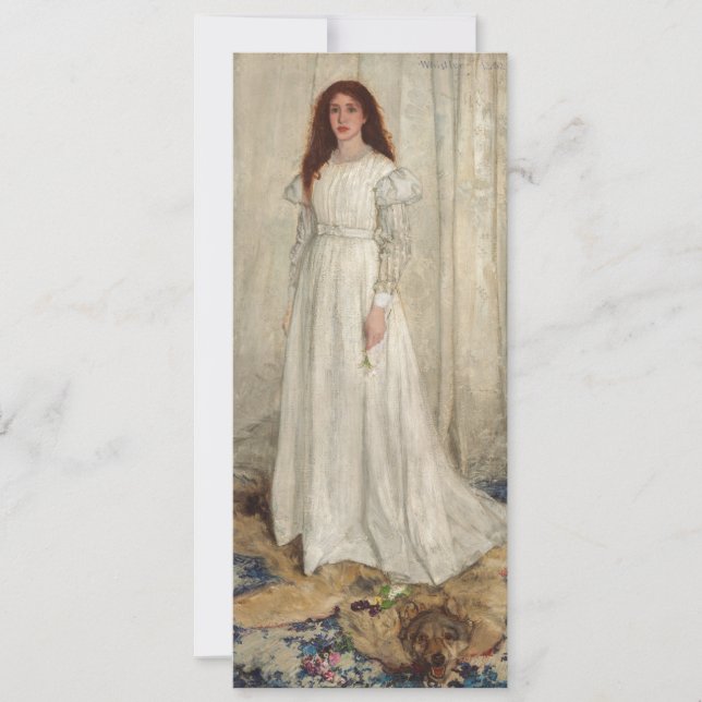 Invitación James Whistler - Sinfonía en blanco No. 1 (Anverso)