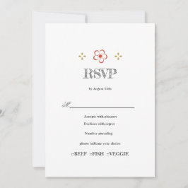 Invitación  Japanese Plum Blossom Design