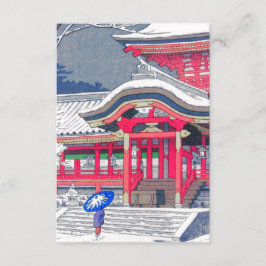 Invitación Japanese Winter