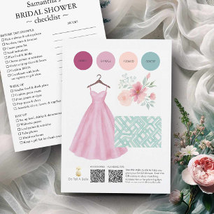 Invitación Jardín azul sabio y rosado de los temas de la duch