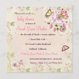 Invitación Jardín Baby Shower de LGC