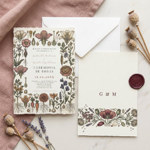Invitación Jardín Botánico de Nuestra Boda Boda