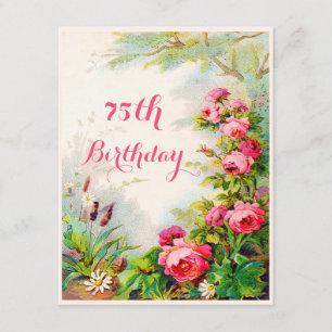 Invitación Jardín de cabaña de Rosas victorianos de la moda 7
