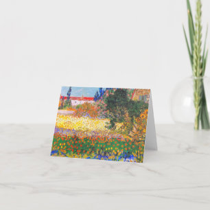 Invitación Jardín de flores Vincent Van Gogh