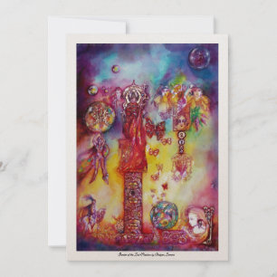 Invitación JARDÍN DE HADAS DE SOMBRAS PERDIDAS, MARIPOSAS Ros