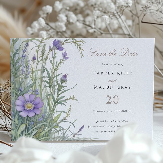 Invitación Jardín de hierbas salve al Boda de citas (Subido por el creador)