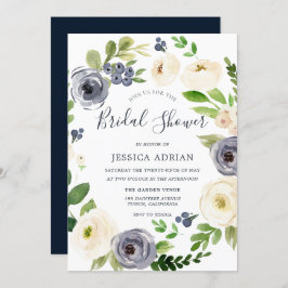Invitación Jardín de la Marina Floral y la ducha de la novia 