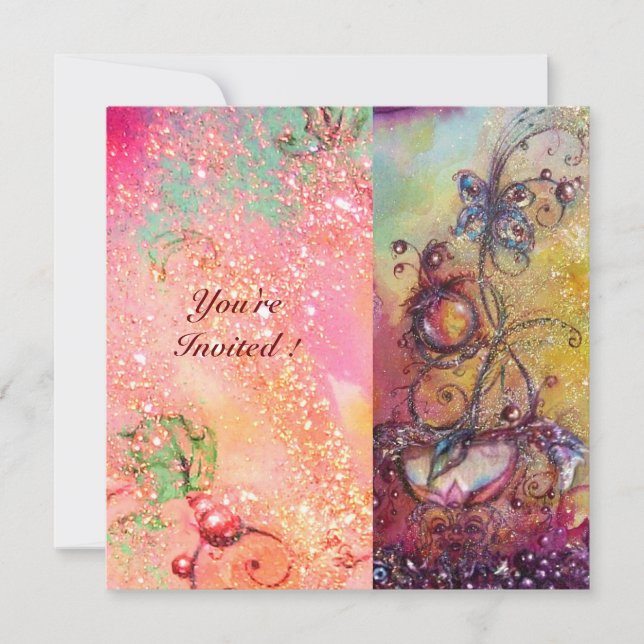 INVITACIÓN JARDÍN DE LAS SOMBRAS PERDIDAS,PLANTA DE LA MARIPO (Anverso)