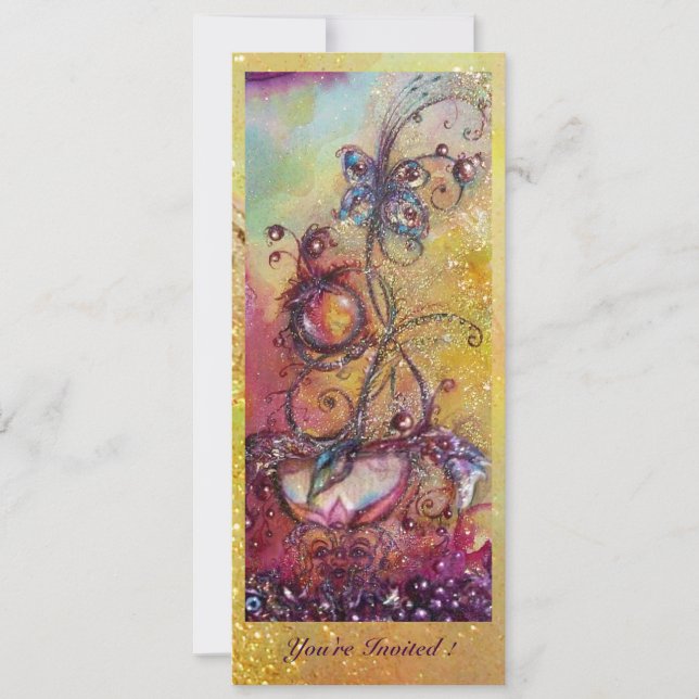 INVITACIÓN JARDÍN DE LAS SOMBRAS PERDIDAS -PLANTA MAGIA DE MA (Anverso)