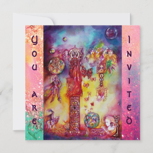 INVITACIÓN JARDÍN DE LAS SOMBRAS PERDIDAS -PLANTA MAGIA DE MA (Anverso)