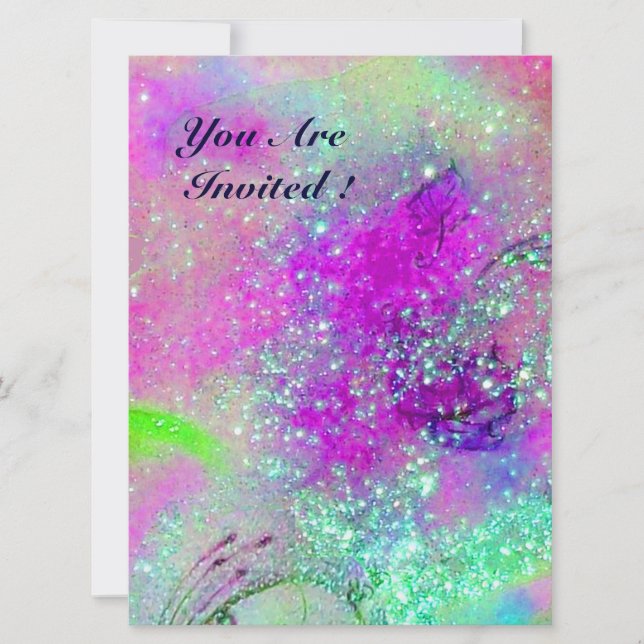 INVITACIÓN JARDÍN DE LAS SOMBRAS PERDIDAS, PLANTA MAGIA DE MA (Anverso)