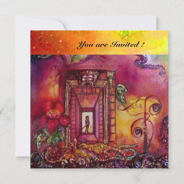 INVITACIÓN JARDÍN DE LAS SOMBRILLAS PERDIDAS -SERPIENTES Y IG (Anverso)