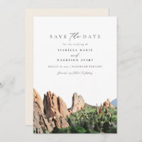 JARDÍN DE LOS DIOS Skyline Travel Save the Date