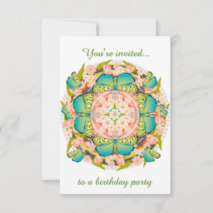 Invitación Jardín de mariposas